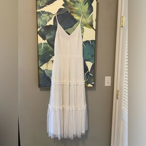 frock & frill white sequin dress